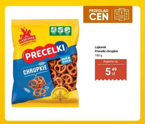 Precelki chrupkie promocja w Biedronka
