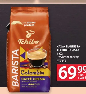 Kawa ziarnista Tchibo Barista 1kg promocja w Selgros