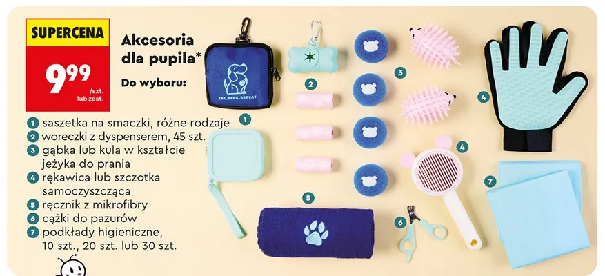 Kula w kształcie jeżyka do prania ACTIV PET promocja w Biedronka