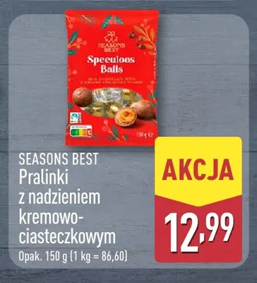 Pralinki z nadzieniem kremowo-ciasteczkowym Seasons Best promocja w Aldi