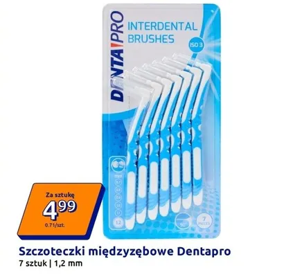 Szczoteczki międzyzębowe promocja w Action