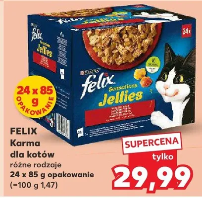 Karma dla kotów różne rodzaje promocja w Kaufland