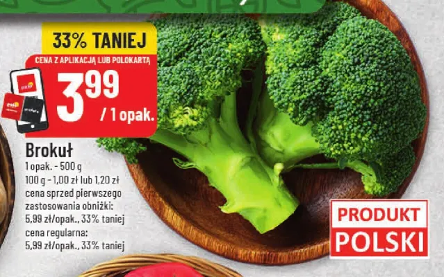 Brokuł promocja w POLOmarket