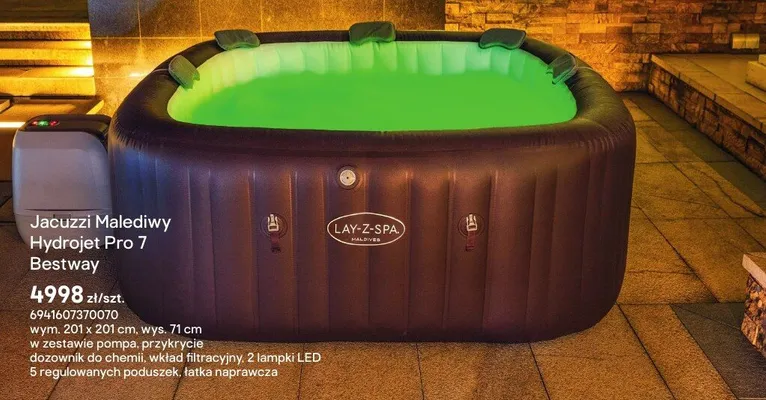 Jacuzzi Malediwy Hydrojet Pro 7 promocja w Castorama