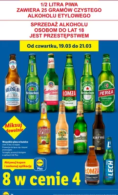 Piwo Pilsner Urquell promocja w Lidl