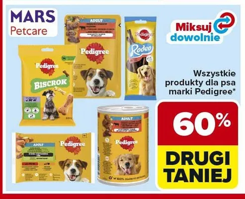 Karma dla psa Pedigree Adult promocja w Carrefour Market