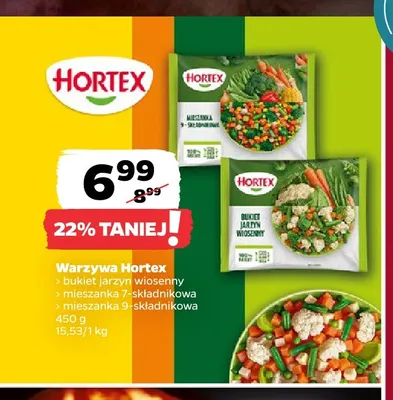 Warzywa Hortex mieszanka 9-składnikowa promocja w Netto
