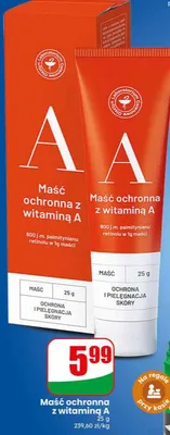 Maść ochronna z witaminą A promocja w Dino