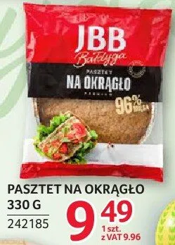 Pasztet na okrągło JBB Bałdyga 330g promocja w Selgros