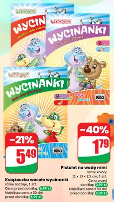 Książeczka wesołe wycinanki promocja w Dino