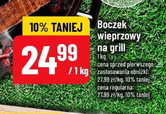 Boczek wieprzowy na grill Grill promocja w POLOmarket
