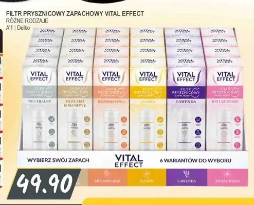 Filtr prysznicowy zapachowy lawenda Vital Effect promocja w Słoneczko