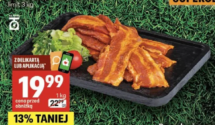 Boczek wieprzowy Grill House Sokołów promocja w Delikatesy Centrum