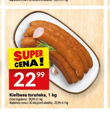 Kiełbasa toruńska Białecki Wędzarnia promocja w Twój Market