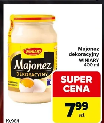 Majonez dekoracyjny Winiary promocja w Carrefour Express