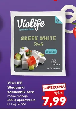 Ser roślinny Violife Greek White Block promocja w Kaufland