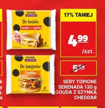 Ser topiony w plastrach Cheddar Serenada promocja w API Market