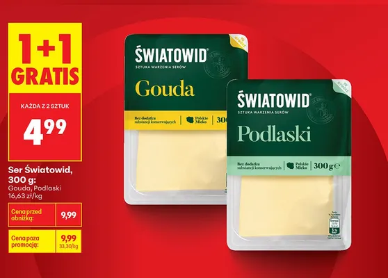 Ser Światowid Podlaski promocja w Biedronka