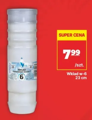 Wkład do zniczy W-6 23 cm promocja w API Market