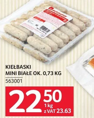 Kiełbaski mini białe 0,73 KG promocja w Selgros