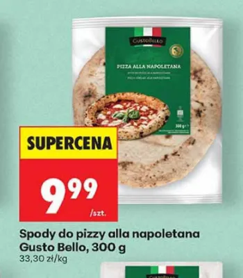 Spody do pizzy alla napoletana Gusto Bello promocja w Biedronka