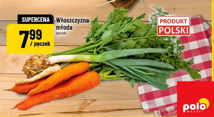 Włoszczyzna młoda polska POLOmarket promocja w POLOmarket