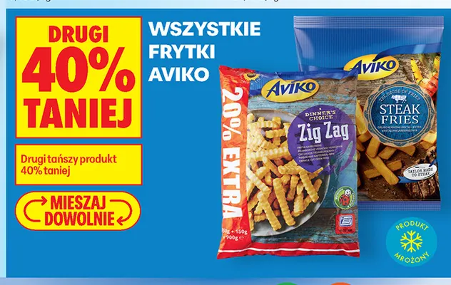 Frytki Aviko promocja w Biedronka