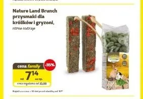 Przysmaki dla królików i gryzoni Nature Land Brunch promocja w Super Zoo