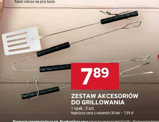 Zestaw akcesoriów do grillowania promocja w Stokrotka