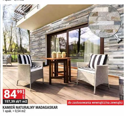 Kamień naturalny Madagaskar promocja w Merkury Market