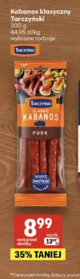 Kabanos klasyczny Tarczyński promocja w Delikatesy Centrum