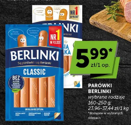 Parówki Berlinki z indyka promocja w ABC