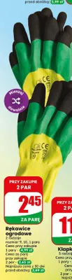 Rękawice ogrodowe promocja w Dino
