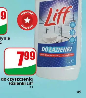 Płyn do czyszczenia łazienki Liff promocja w Dino