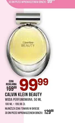 Woda perfumowana Calvin Klein Beauty promocja w Drogerie Natura