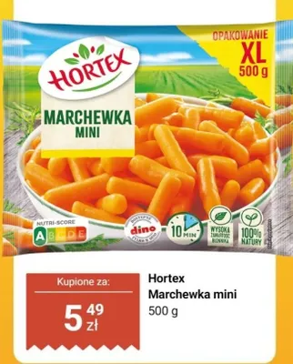 Marchewka mini promocja w Dino