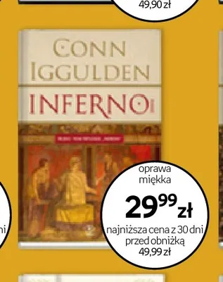 Książka Inferno Conn Iggulden promocja w Empik
