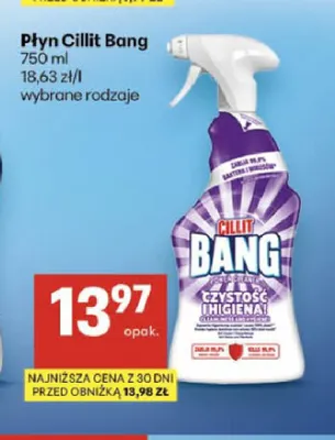 Płyn Cillit Bang promocja w Delikatesy Centrum