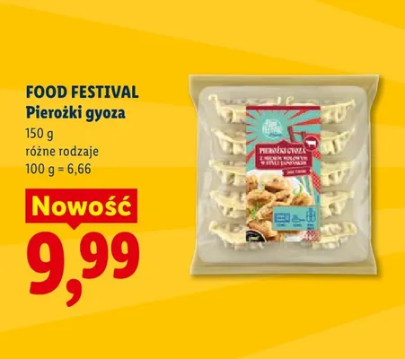 Pierożki gyoza Food Festival promocja w Lidl