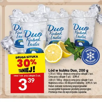 Lód w kubku Duo promocja w Twój Market