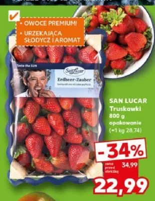 Truskawki promocja w Kaufland
