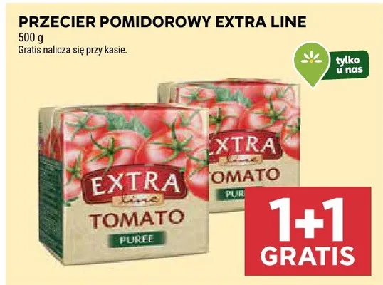 Przecier pomidorowy extra line promocja w Stokrotka