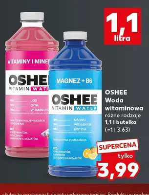 Woda witaminowa Oshee promocja w Kaufland