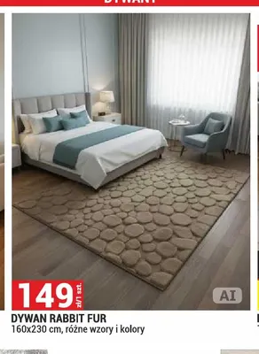 Dywan Rabbit Fur 160x230 cm promocja w Merkury Market