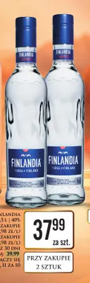 Wódka Finlandia promocja w Dino