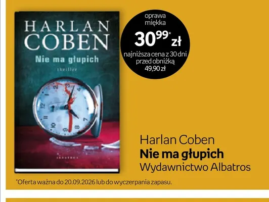 Książka Harlan Coben Nie ma głupich promocja w Empik