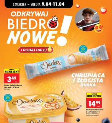 Rurka śmietankowa promocja w Biedronka