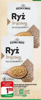 Ryż brązowy długoziarnisty Kuchnia Smaku promocja w Dino