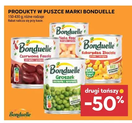 Produkty w puszce Bonduelle promocja w Stokrotka