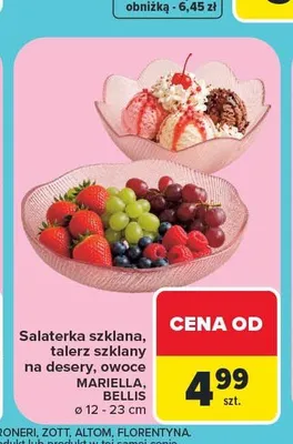 Salaterka szklana Bellis promocja w Carrefour